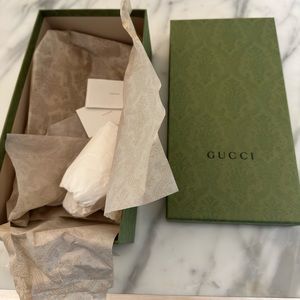New Gucci Shoe Box
